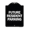 Signmission Reserved Parking Future Resident Parking Heavy-Gauge Aluminum Sign, 24" x 18", BW-1824-23049 A-DES-BW-1824-23049 - alternate 1
